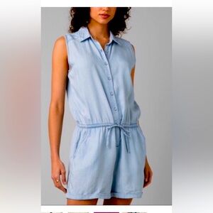 Prana denim romper